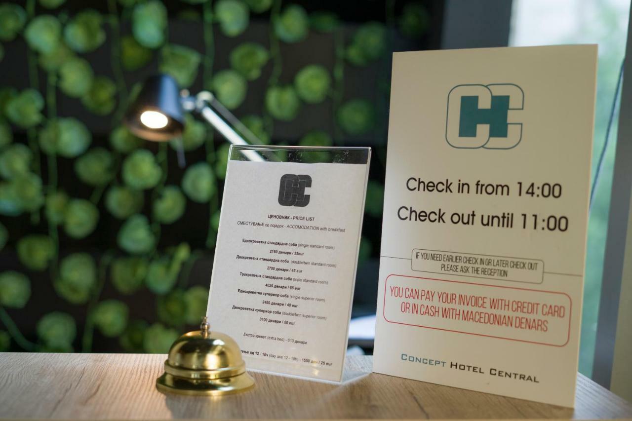 Transit Hotel Central Szkopje Kültér fotó
